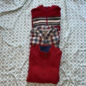 1 shirt and 2 sweaters XLT Eddie Bauer and lands end